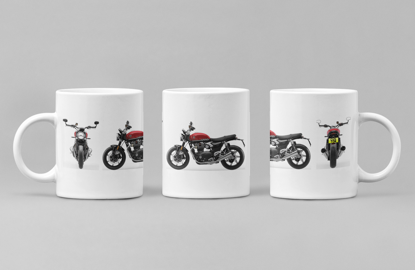 Personalised Triumph Speed Motorcycle Mug