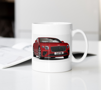 Personalised Bentley Continental GT Azure Mug