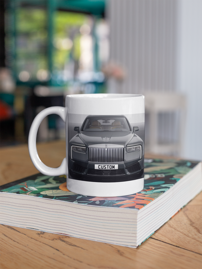 Personalised Rolls Royce Cullinan Mug