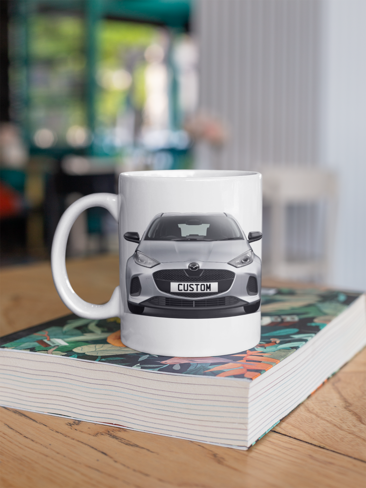 Personalised Mazda 2 Hybrid Centre Line Mug