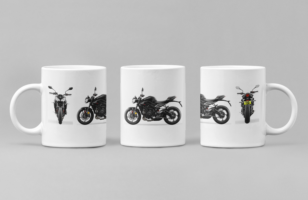 Personalised Triumph Street Triple Motorcycle Mug