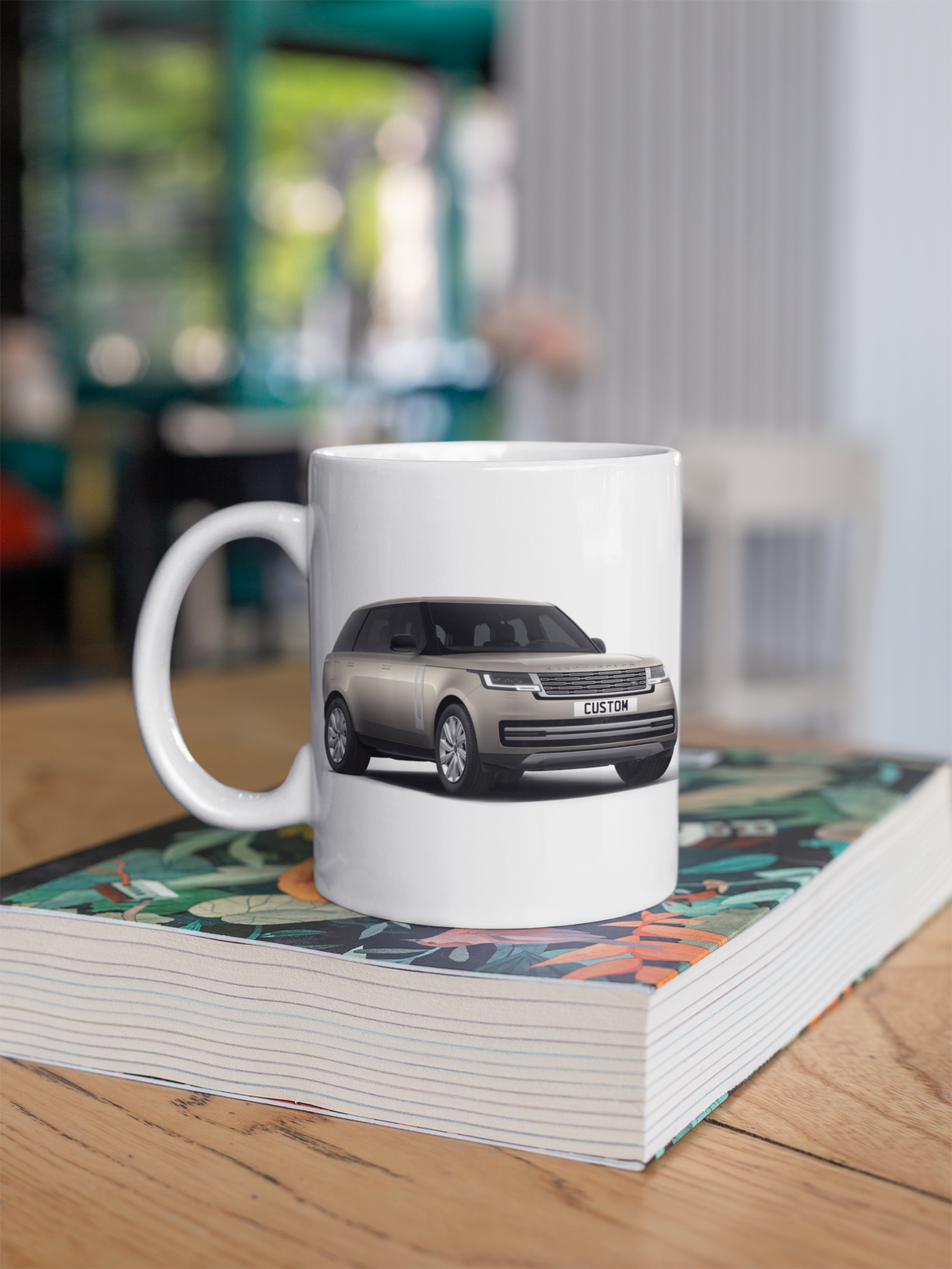 Personalised Land Rover Range Rover Nickel Atlas Exterior Mug