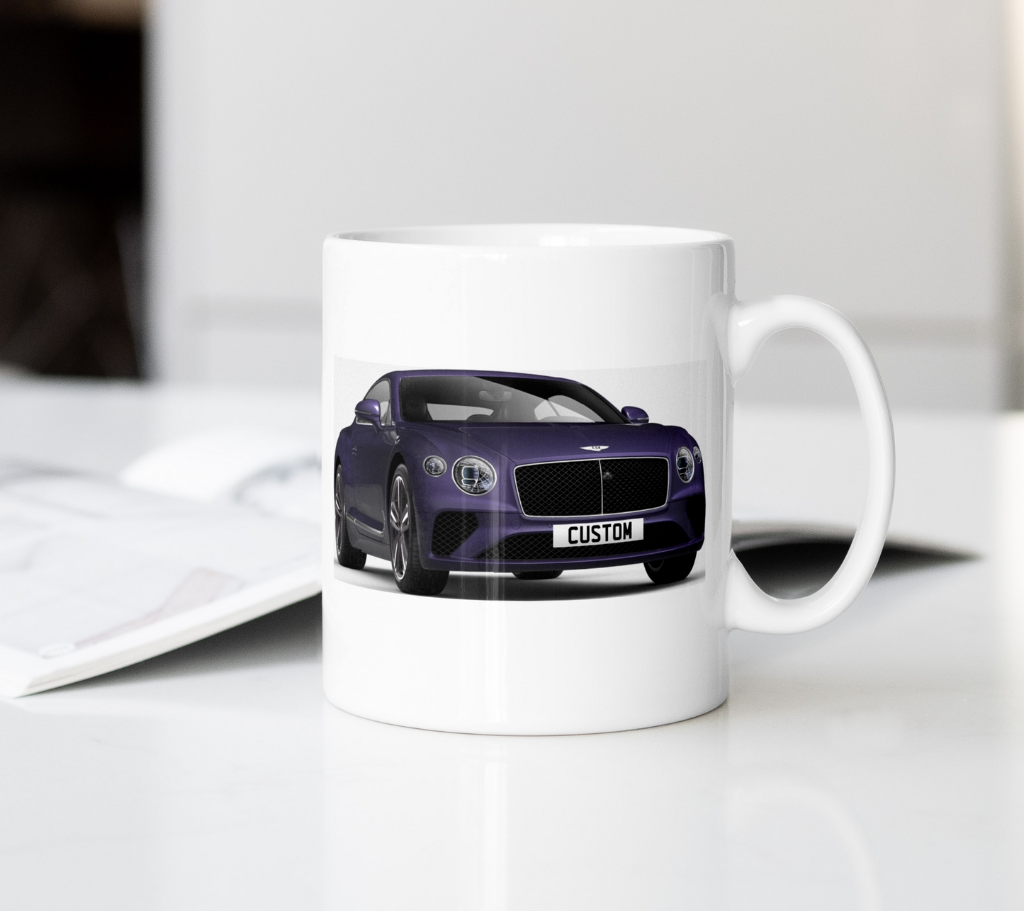 Personalised Bentley Continental GT Mug