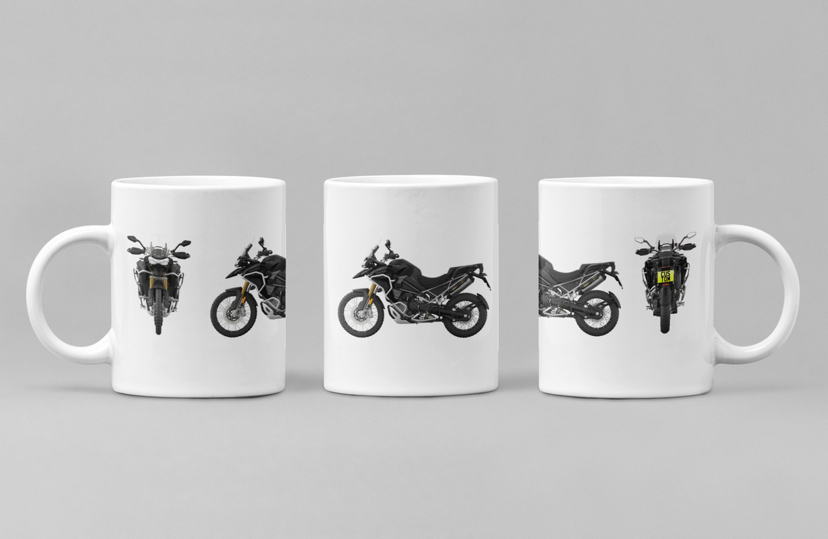 Personalised Triumph Tiger Motorcycle Mug