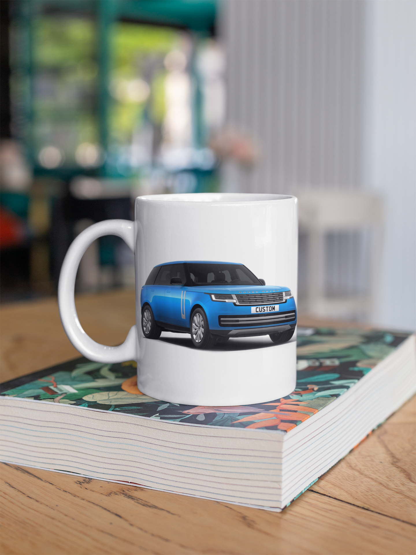 Personalised Land Rover Range Rover Nickel Atlas Exterior Mug