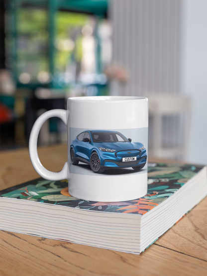 Personalised Ford Mustang Mach-E Premium Mug