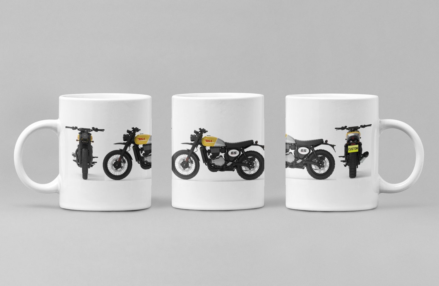 Personalised BSA Scrambler Motorcycle Mug