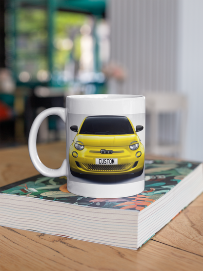 Personalised Fiat 500e Cabrio Icon Mug