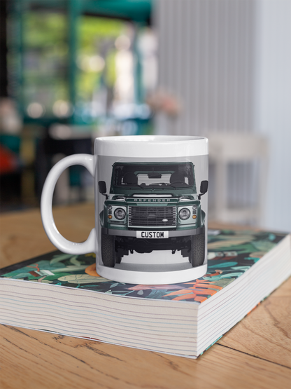 Personalised Land Rover Classic Defender 110 Mug