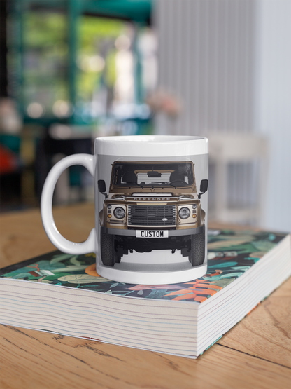 Personalised Land Rover Classic Defender 110 Mug