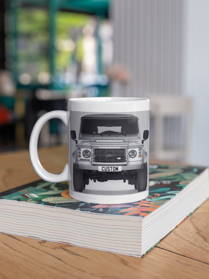 Personalised Land Rover Classic Defender Soft Top Mug