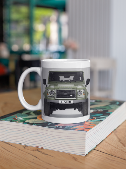 Personalised Land Rover Classic Defender 110 Mug