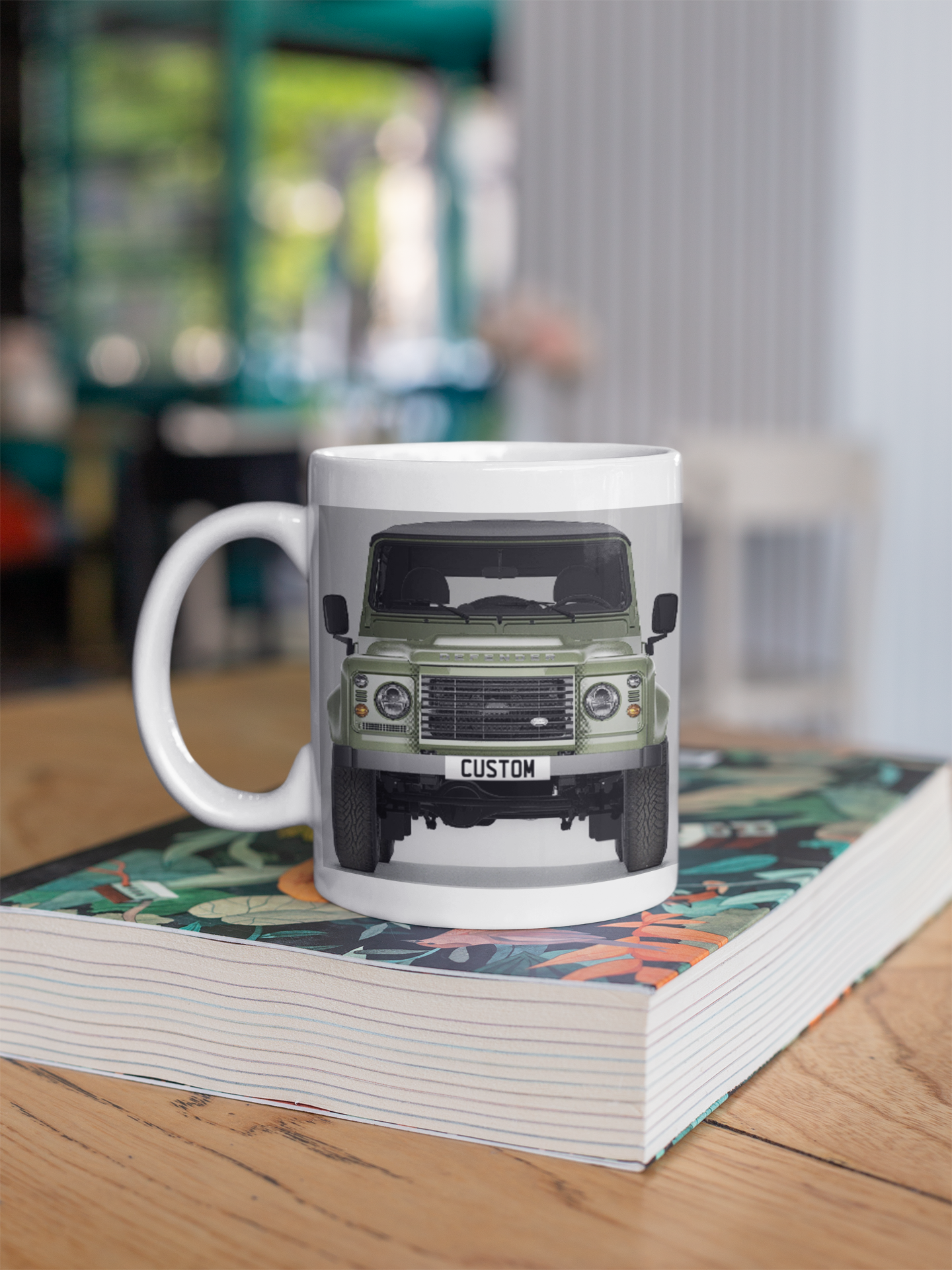 Personalised Land Rover Classic Defender Soft Top Mug