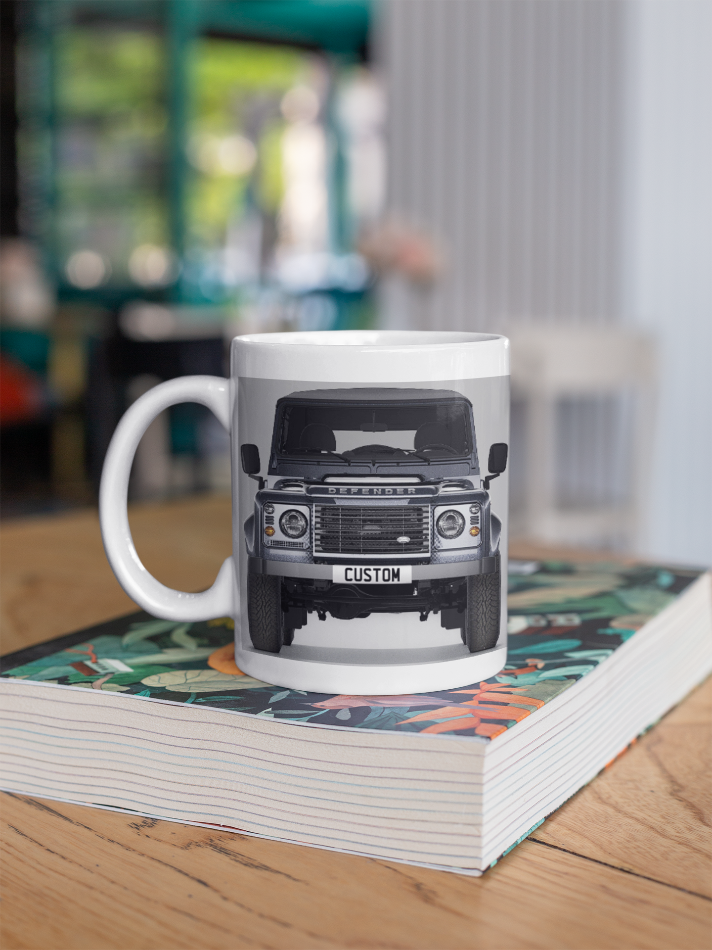 Personalised Land Rover Classic Defender Soft Top Mug