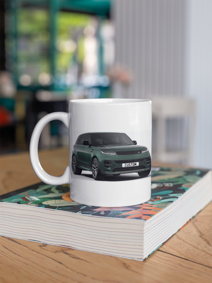 Personalised Land Rover Range Rover Sport Autobiography Mug