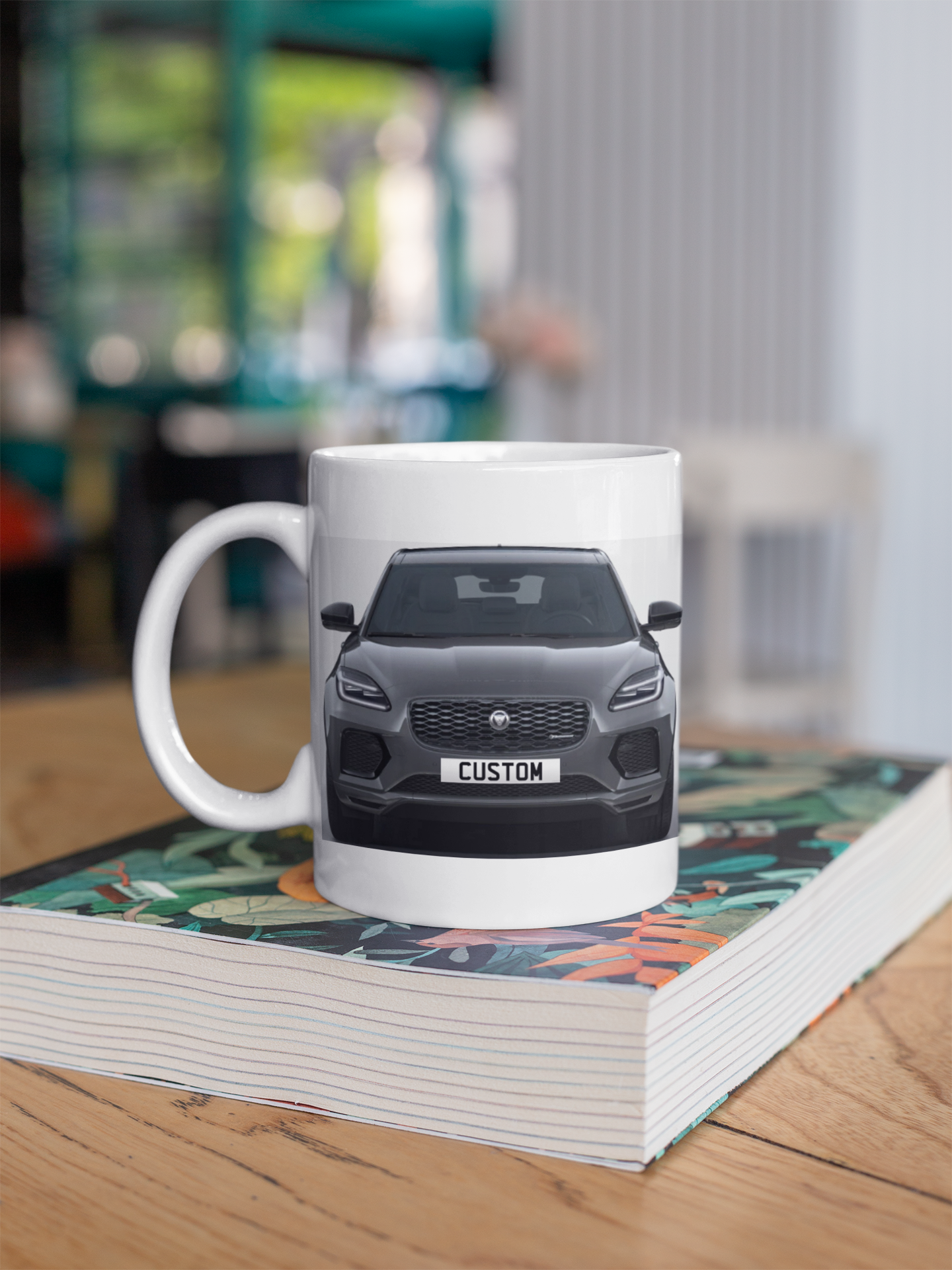 Personalised Jaguar E-Pace R Dynamic HSE Black Mug