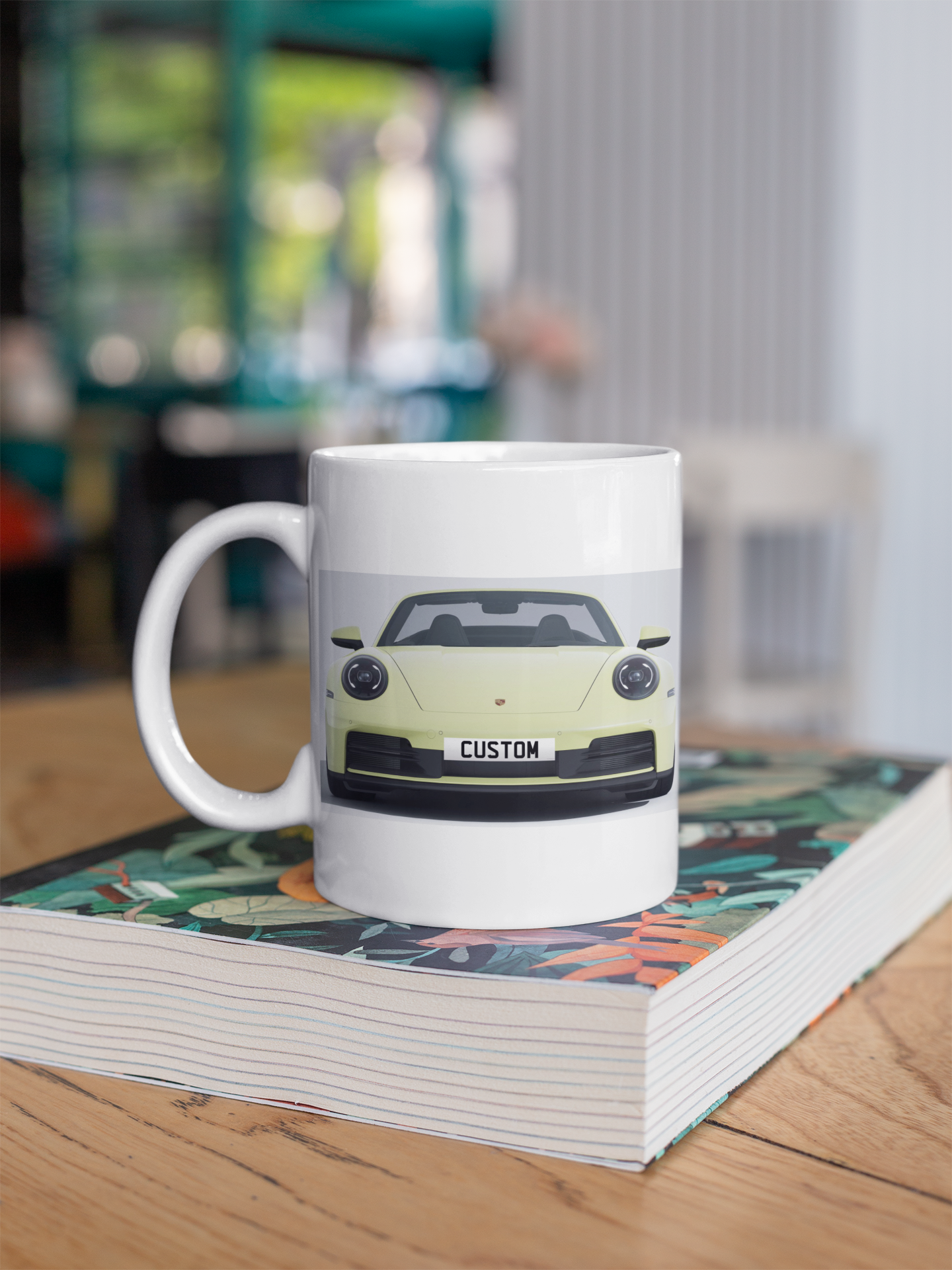 Personalised Porsche 911 Carrera Cabriolet Mug