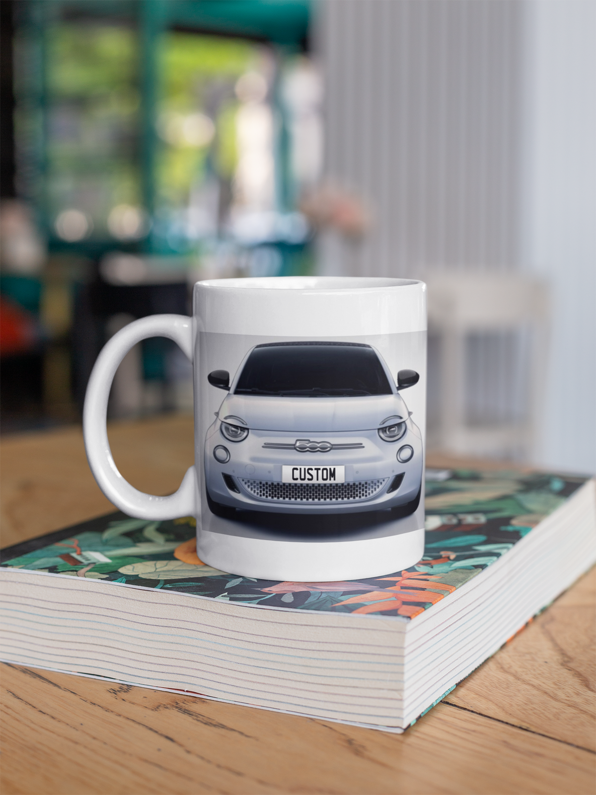 Personalised Fiat 500e Cabrio La Prima Mug