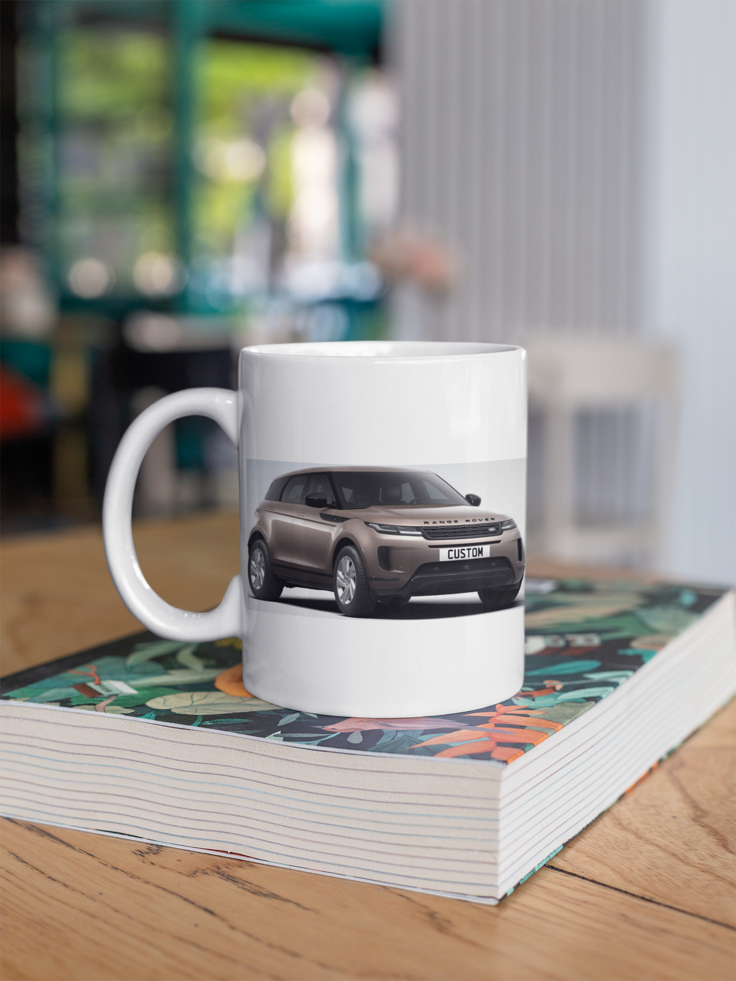 Personalised Land Rover Evoque S Black Edition Mug