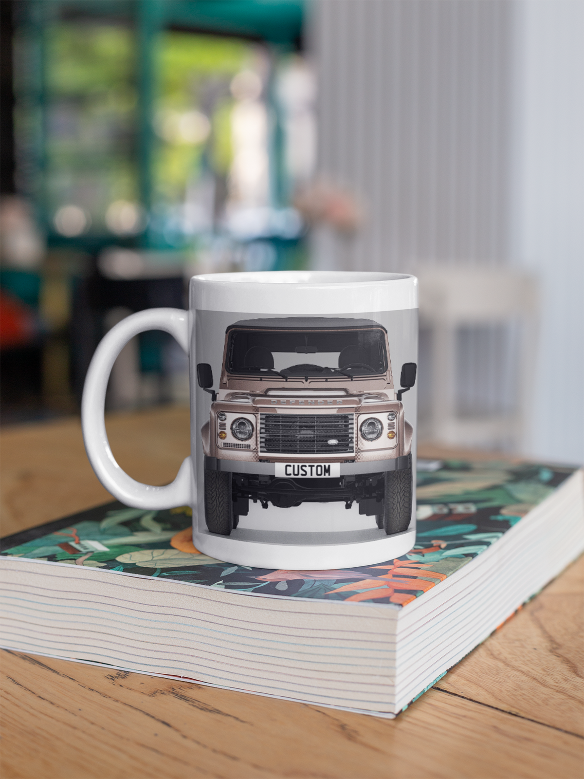 Personalised Land Rover Classic Defender Soft Top Mug