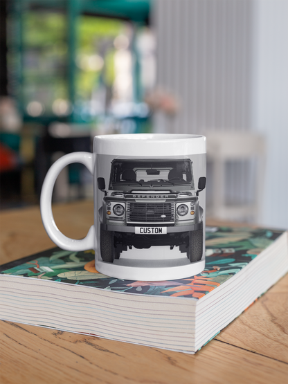 Personalised Land Rover Classic Defender 110 Mug