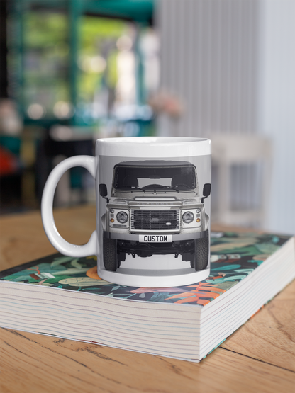 Personalised Land Rover Classic Defender Soft Top Mug