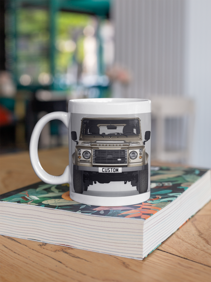 Personalised Land Rover Classic Defender 110 Mug