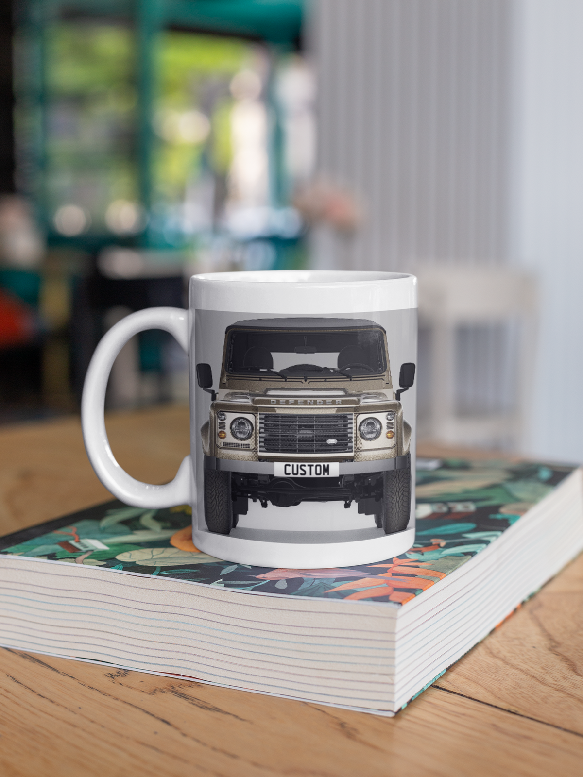 Personalised Land Rover Classic Defender Soft Top Mug