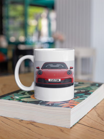 Personalised Porsche 911 Targa 4S Mug