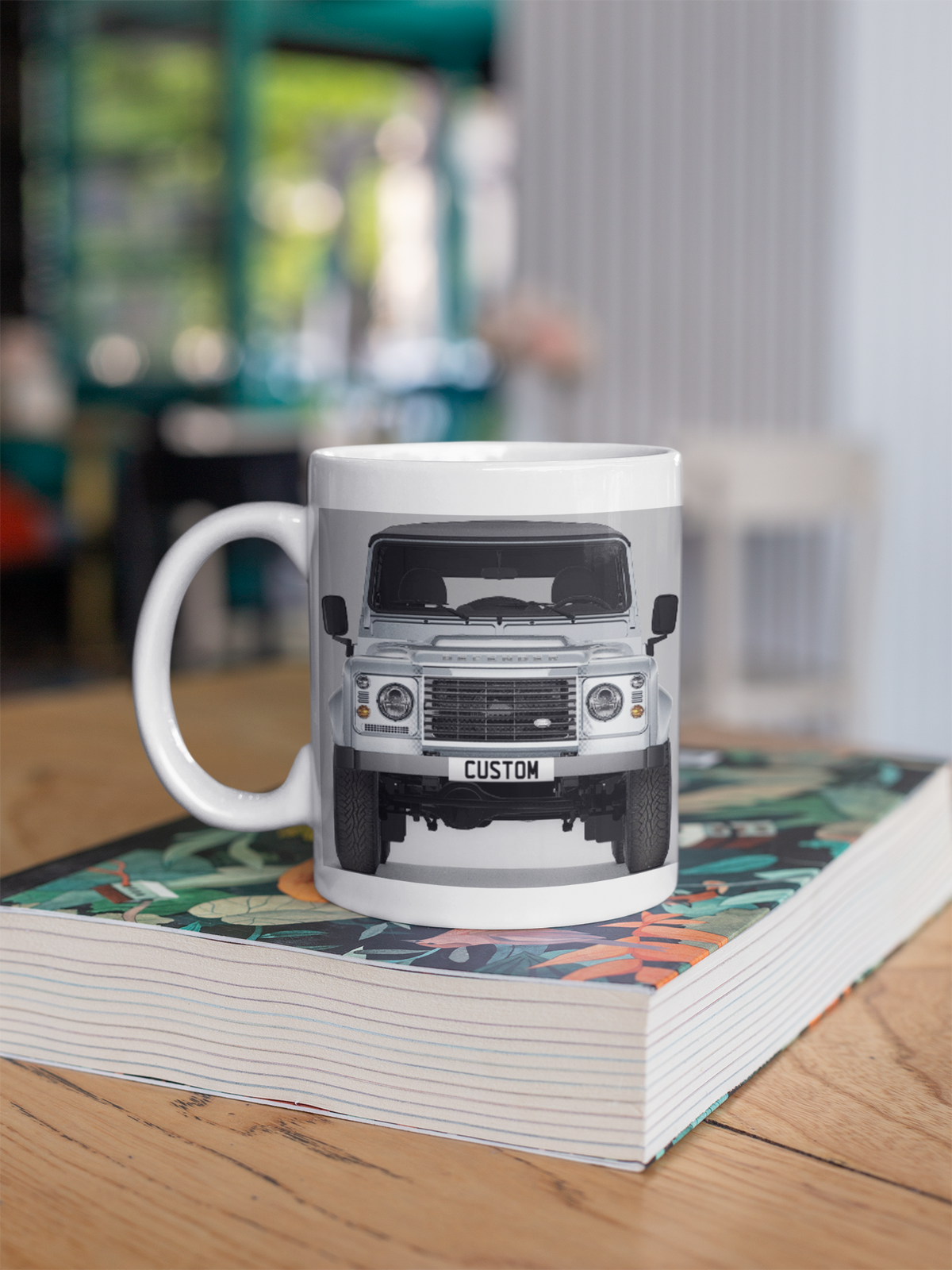 Personalised Land Rover Classic Defender Soft Top Mug