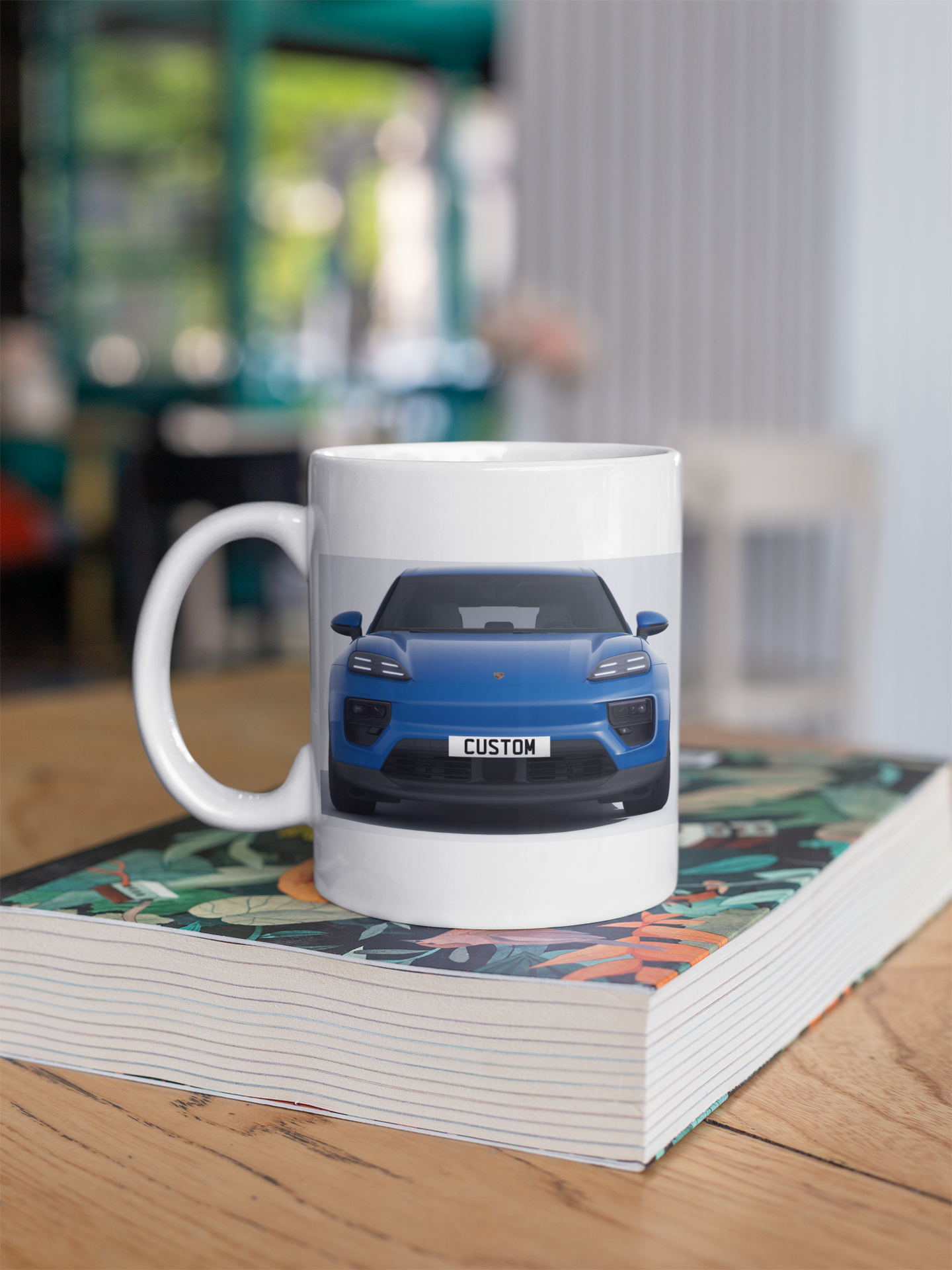 Personalised Porsche Macan Electric Mug