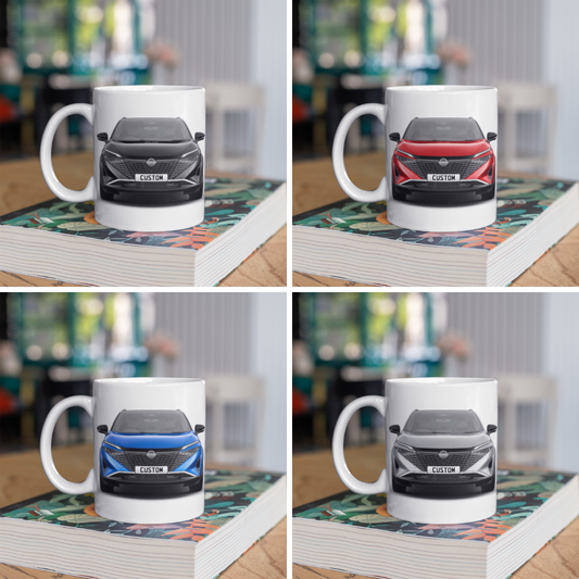 Personalised Nissan Qashqai Tekna+ Mug
