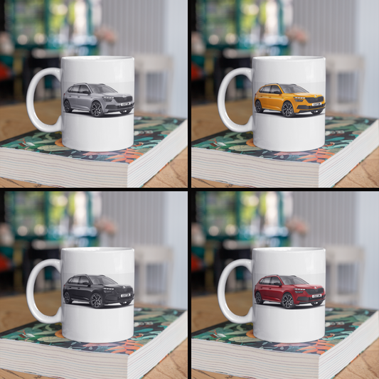 Personalised Skoda Kamiq Monte Carlo (Pre 2024 Model) Mug