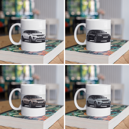 Personalised Land Rover Evoque Dynamic SE Black Edition Mug