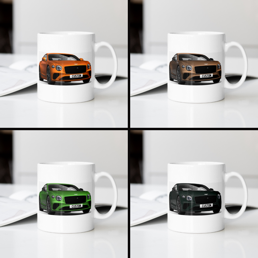 Personalised Bentley Continental GT S Mug