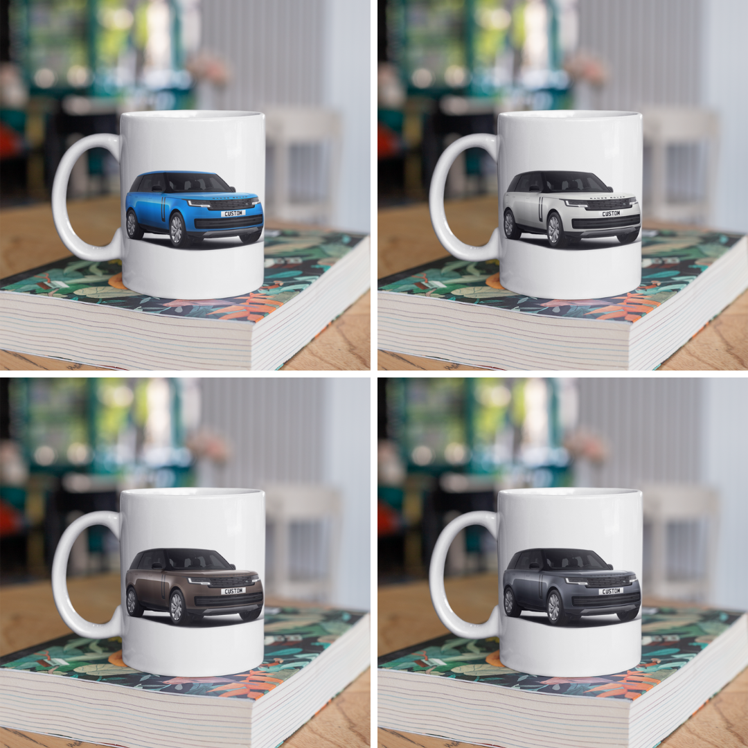 Personalised Land Rover Range Rover Shadow Exterior Mug