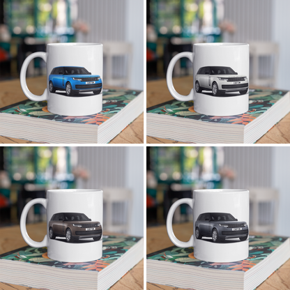 Personalised Land Rover Range Rover Shadow Exterior Mug