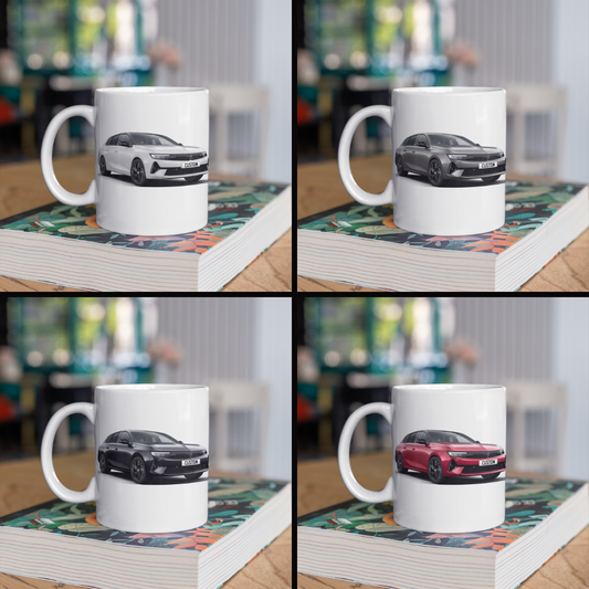 Personalised Vauxhall Astra Sports Tourer Hybrid GS Mug