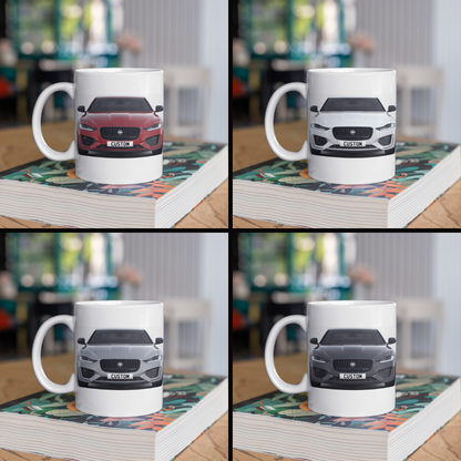 Personalised Jaguar XE R-Dynamic HSE Black Mug