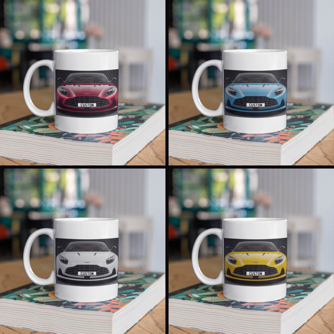 Personalised Aston Martin DB12 Volante Mug