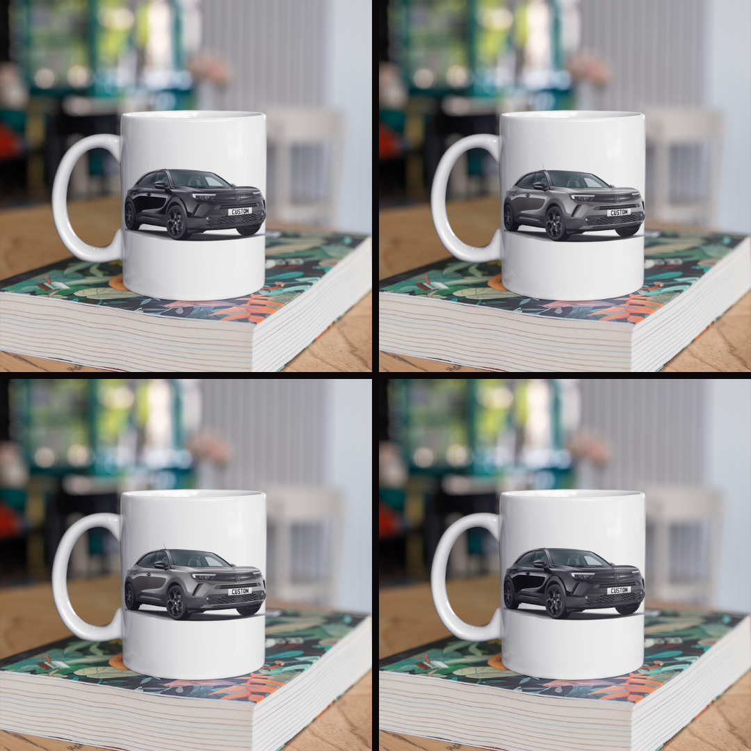 Personalised Vauxhall Mokka Black Mug