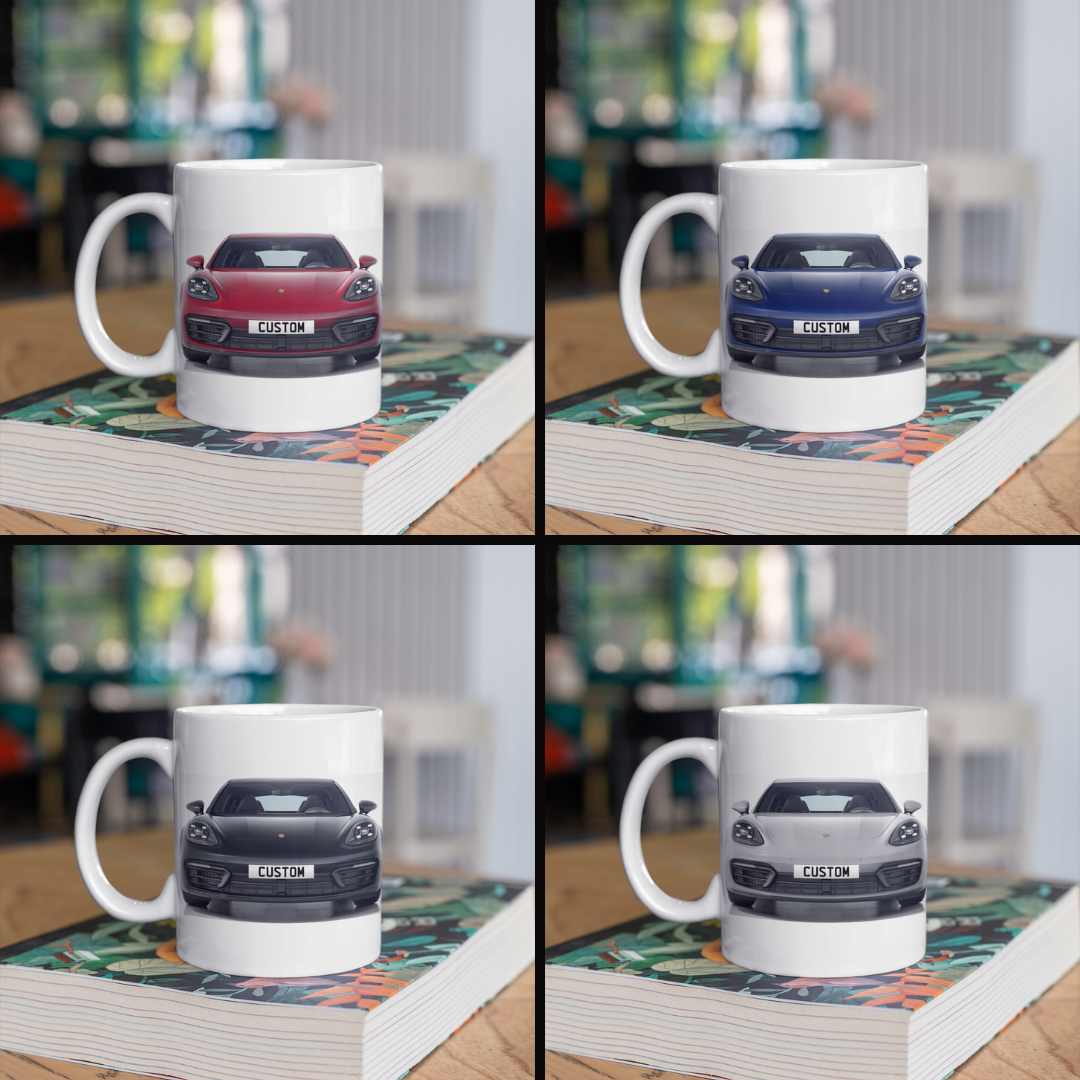 Personalised Porsche Panamera 4 E-Hybrid Mug