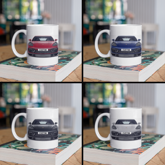 Personalised Porsche Panamera 4 E-Hybrid Mug