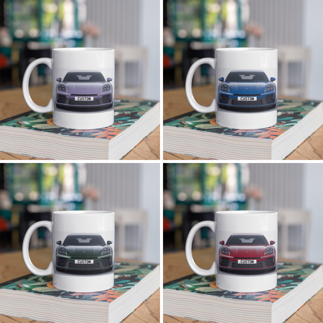 Personalised Porsche Panamera 4 E-Hybrid Mug