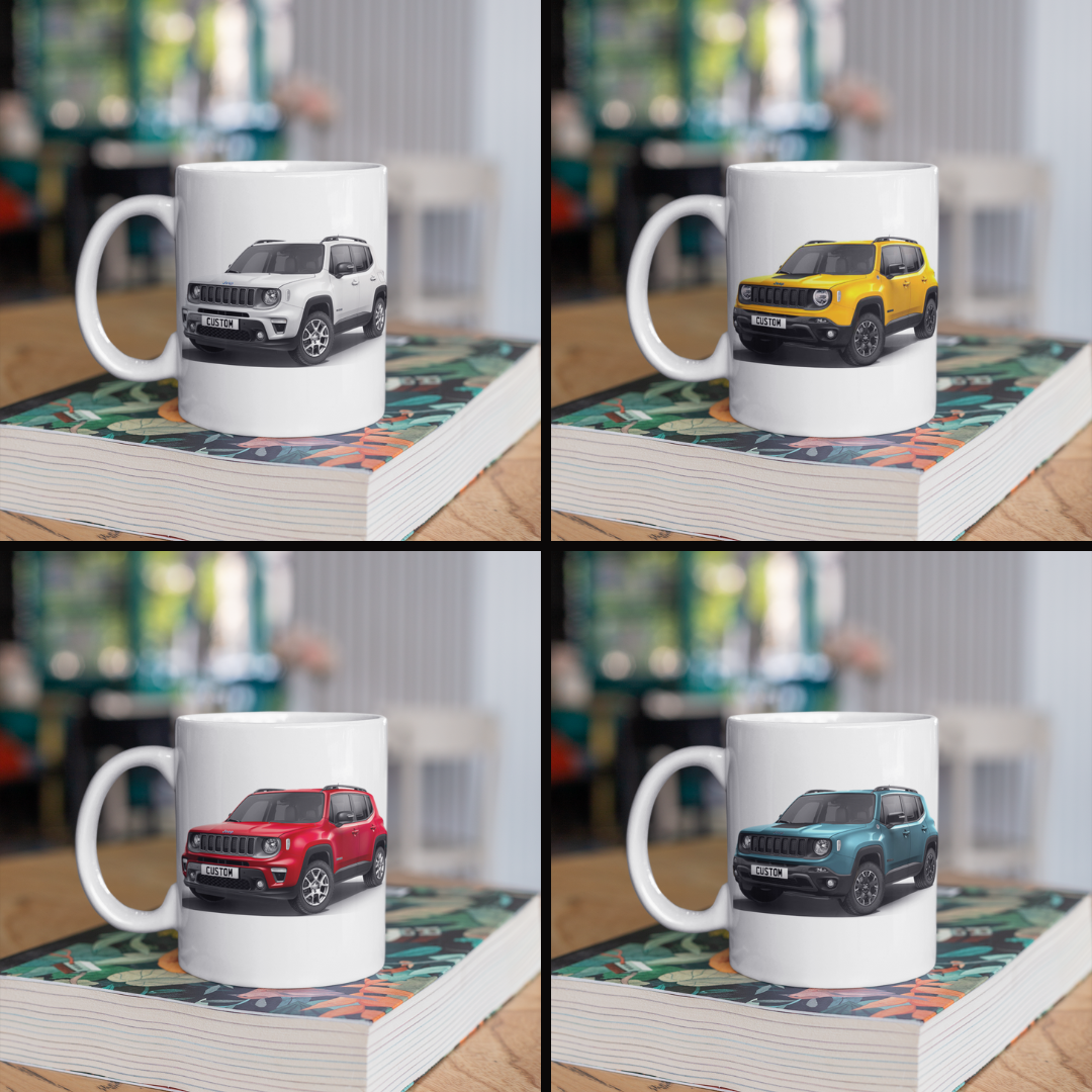 Personalised Jeep Renegade Trailhawk Mug