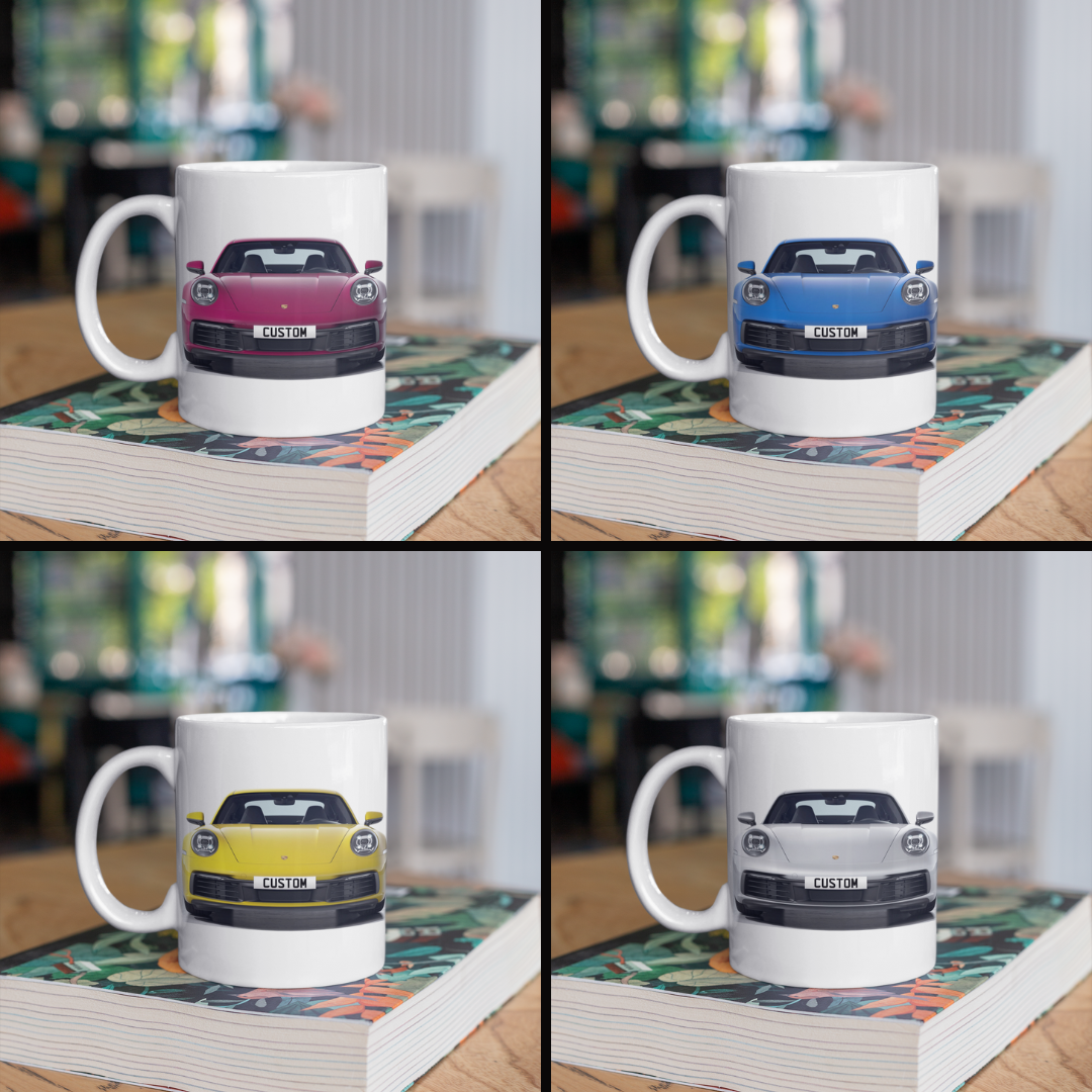 Personalised Porsche 911 Carrera S Mug