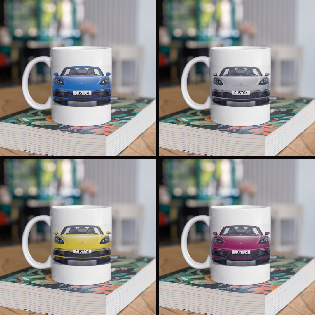 Personalised Porsche 718 Boxster GTS 4.0 Mug