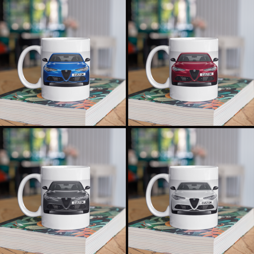 Personalised Alfa Romeo Giula Veloce Mug