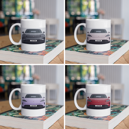 Personalised Porsche Taycan Sport Turismo Mug