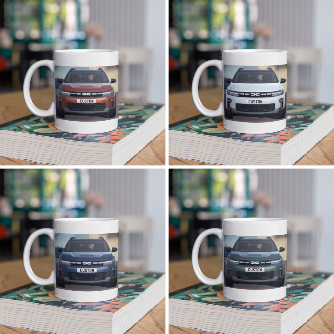 Personalised Dacia Duster Bigster Journey Mug